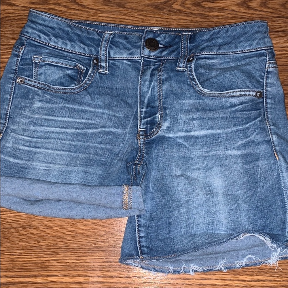 Denim shorts